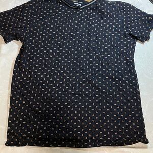 Craft + Flow Men's Black Patterned Shirt